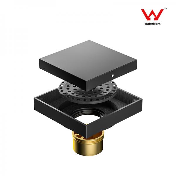 Quality Electroplating Push Down Shower Drain for sale