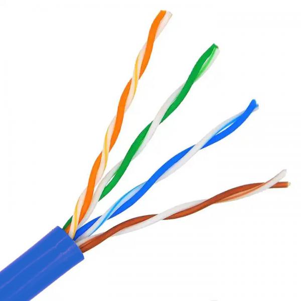 Quality 24 AWG RJ45 Cable Roll PVC Jacket 1000 Ft Roll Of Cat5e Cable for sale