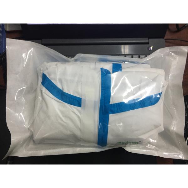 Quality Waterproof Disposable Protective Coveralls For Medical Clinics , Hospital Ward , for sale