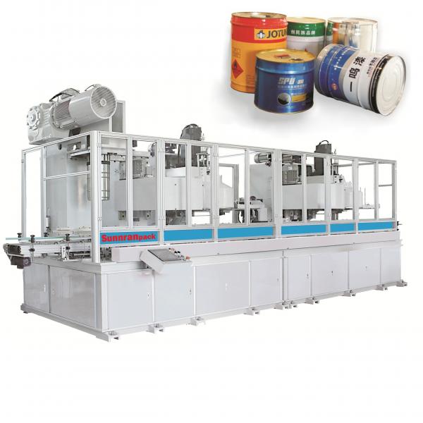 Quality Tinplate Material Bucket Making Machine 30CPM Fully Automatic for sale