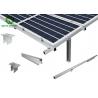 China Aluminum Solar Panel Mounting System Support Structure Ground Mount Screw    Solar Off Grid System  Rail Clamp factory