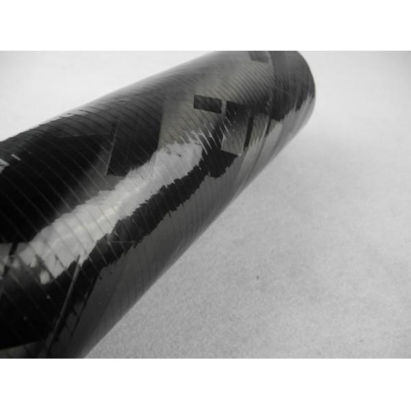 Quality Glossy Filament Wound Carbon Fiber Tube / Pipes 50mm thickness for sale