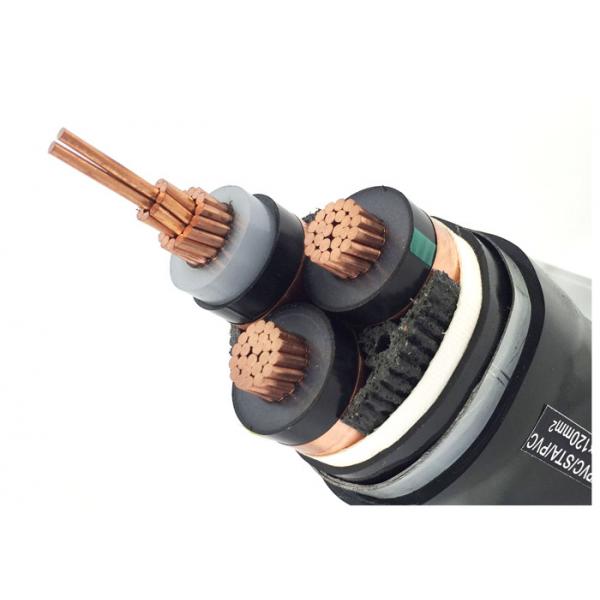 Quality 8.7/15kV 3x120 185 240 300mm2 YJV22 Armoured XLPE Cable CU/XLPE/PVC/STA/PVC Copper MV Cable for sale