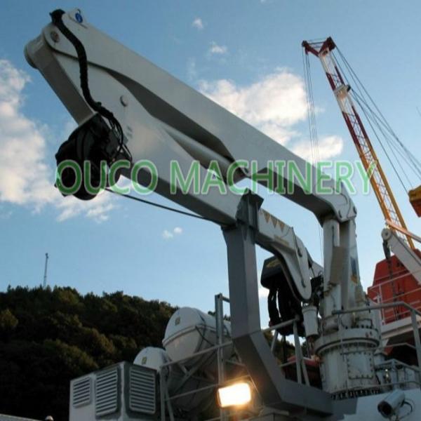 Quality Steel Structure 5t Extendable 10m knuckle Marine Cranes for sale