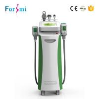China High quality 5 handles white-blue 10.4 inch cryolipolysis RF 40K cavitation combined used slimming machine factory
