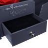 China Single Surprise Acrylic Forever Flower Box Preserved Rose Jewelry Gift Box factory