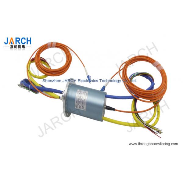 Quality 56MM Electro Optical Slip Ring / Fiber Optic Slip Ring With Stainless Steel Housing for sale