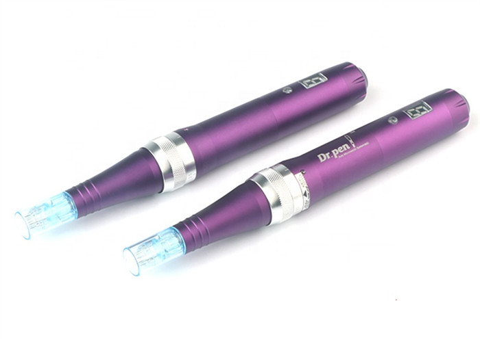 China Wireless Anti Aging Pen Micro Derma Pen 5 Speeds Control Screw Needle Interface factory
