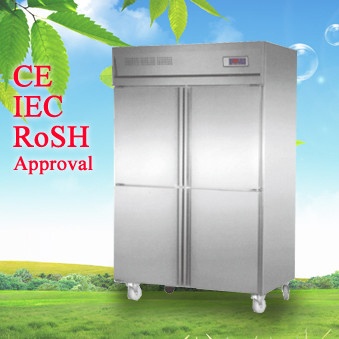 Quality Low-energy Upright Stainless Steel Kitchen Commercial Upright Freezer CE CB ROHS for sale