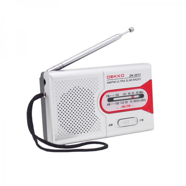 Quality Lightweight ABS Portable AM FM Radio With 3.5mm Headphone Jack for sale