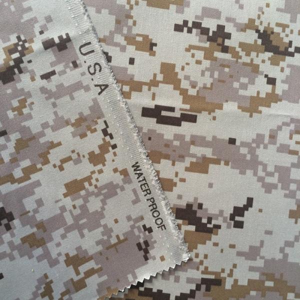 Quality 21s*21s Digital Waterproof Camouflage Fabric Workwear Material Twill 3/1 for sale