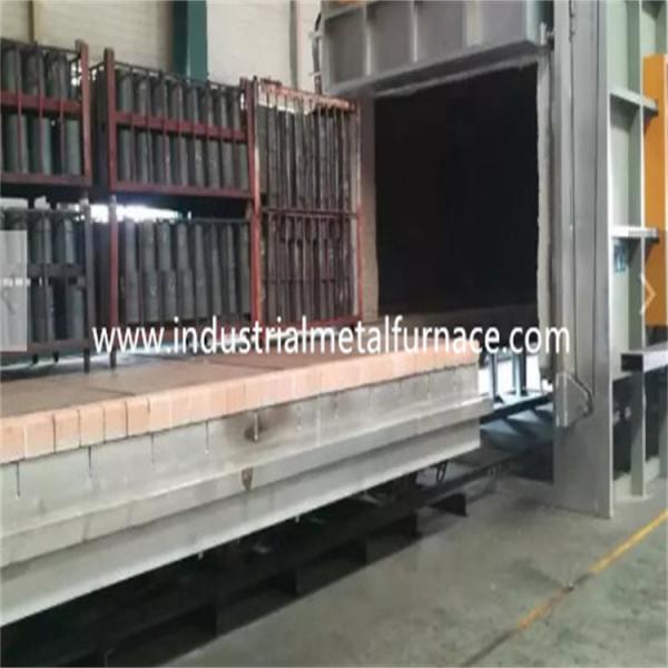 Quality 6 Zones Electrical Car Bottom Furnace , Bogie Hearth Furnace 13000×2500×2000mm for sale