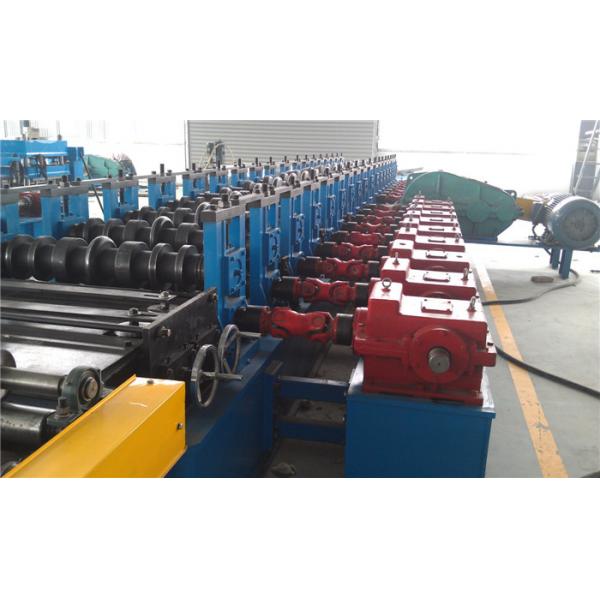 Quality Hydraulic Deoiler Highway Guard rail Roll Forming Machine 10Tons 20 Stations for sale