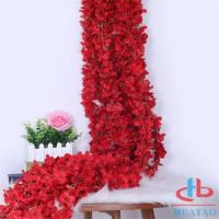 China Decoration Artificial Flower Wall For Decoration , Fake Red Roses factory