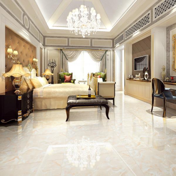 Quality Large White Marble Look Porcelain Tile / Marble Porcelain Floor Tile 800x800 for sale