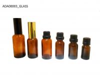 China Decal Essential Oil Amber Glass Bottles 5 ML For Eye Serum factory