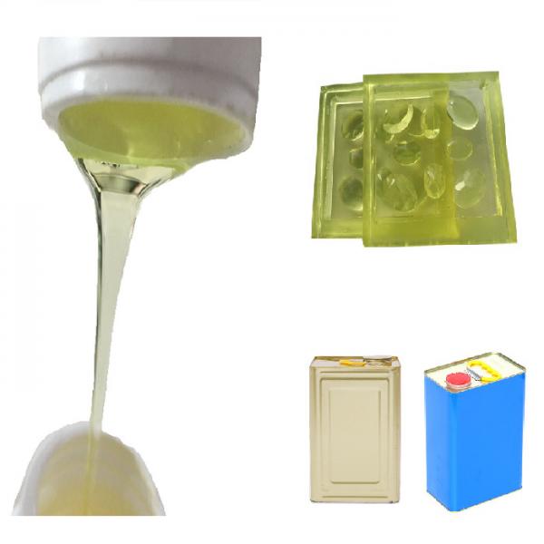 Quality 80A Polystone Statue Mold Polyurethane Liquid Rubber Light Yellow Transparent for sale