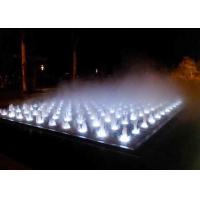 China Garden Decoration Misting Lighted Fountain , Indoor Stage Fog Mist Fountain factory