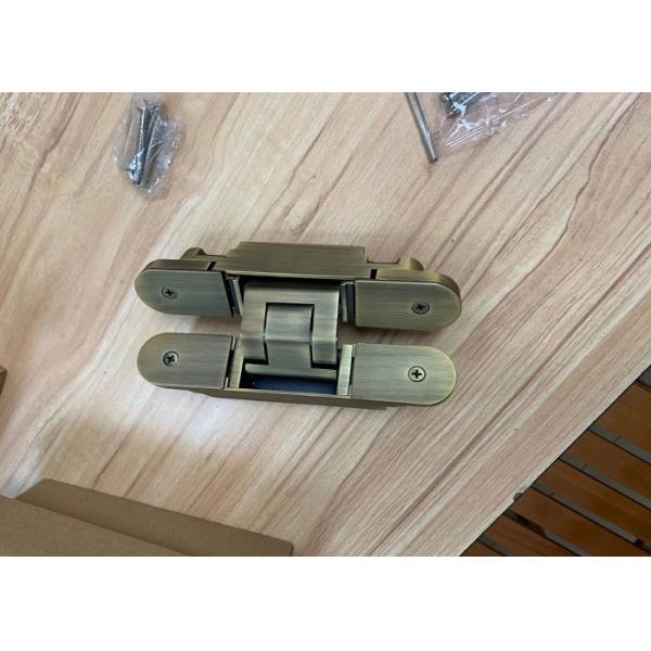 Quality 29x160 mm Zinc Alloy Adjustable Concealed Hinges For Wooden Metal Door for sale
