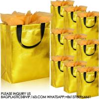China Colorful Gift Bags With Tissues – 9PCS Reusable Gift Bags Medium Size - Perfect As Goodie Bags, Birthday Gift Bag for sale
