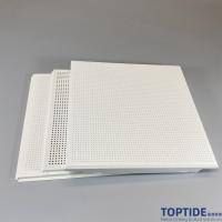 Quality Micro Perforated Aluminium Acoustic Ceiling Panel Metal Suspended Grid Ceiling for sale