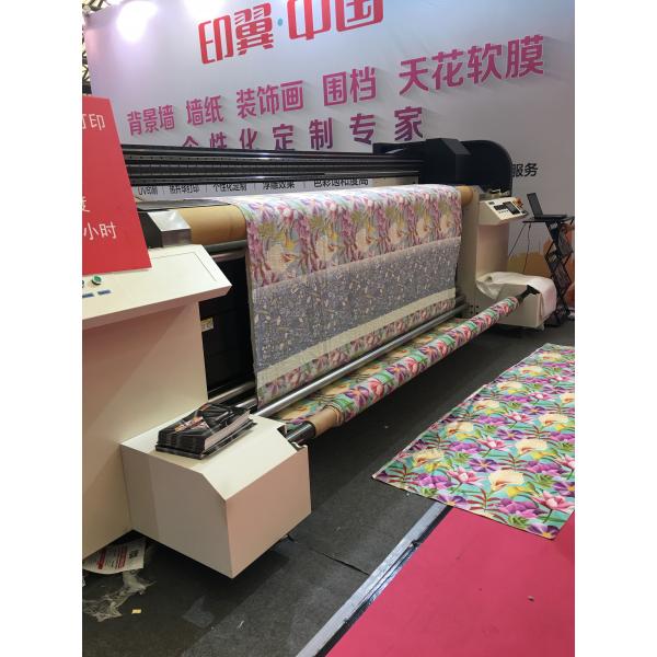 Quality High Speed Industrial Digital Textile Printer With Waterbased Pigment Ink for sale