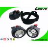 China Rechargeable Cree LED Headlights 10000 Lux For Hiking / Camping / Mining factory