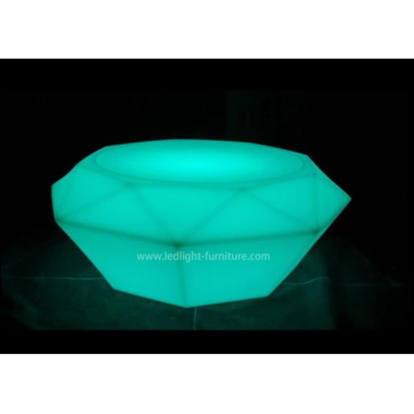 Quality Diamond Design Stylish LED Cocktail Table Weather Proof With Relax Soft Light for sale