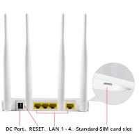 China Home 4G LTE Router 300Mbps Unlocked 4x5dBi External Antennas factory