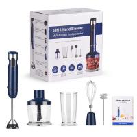 China 5 In 1 Portable Hand Blender , Immersion Hand Blender Set With Titanium Steel Blade factory