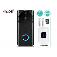China Front Door Security Wireless Doorbell Camera WiFi Connection Battery Operated for sale