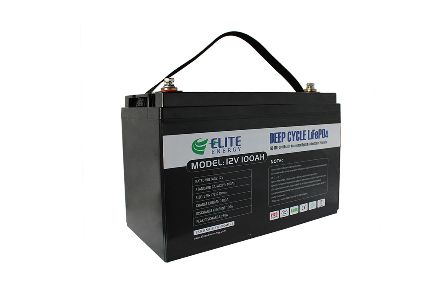 China OEM 1280Wh 100Ah 12V LiFePO4 Battery For Storage Energy System factory