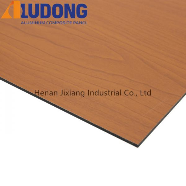 Quality Outdoor Building 1570mm Wood Grain Aluminum Composite Panel for sale