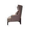 China Lobby sofa furniture of Leather upholstery in Modern design for Hotel hall reception seating chairs factory
