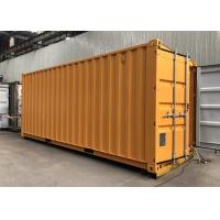 Quality Luxury Prefabricated 20GP Tempered Glass Prefab Office Container for sale