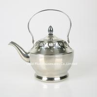China 18cm Office hot water mirror finishing coffee kettle stainless steel teapot with infuser for loose tea factory