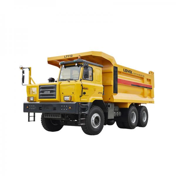 Quality 38km/H LT110 Mining Dump Trucks Mine Card Construction Truck Types 75t for sale