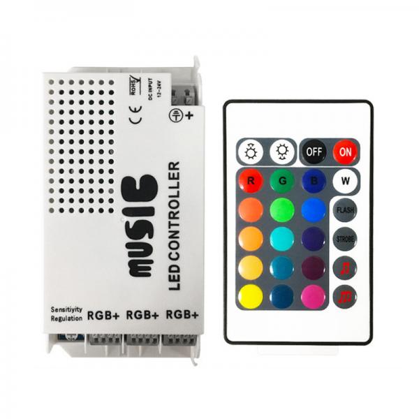 Quality 24 Button RGB LED Strip Music Controller With CE ROHS Certification for sale