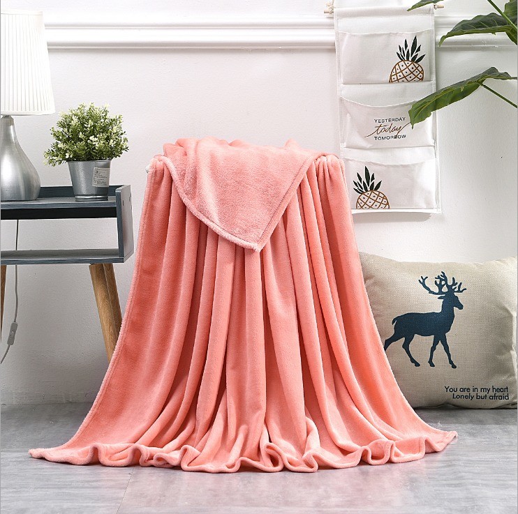 China Anti-Static Super Soft MINI SIZE Microfiber Flannel Fleece Throw Blanket for Babies factory