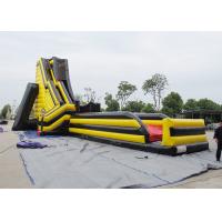 China 70’ X 32’ X 33’ Yellow And Red Giant Inflatable Water Slide Deagon Head Shape factory