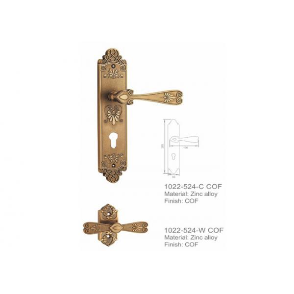Quality High Security Exterior Door Handles Long Working Life Durable Anti - Rust for sale