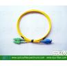 China SC-SC/ APC Simplex Singlemode Optical Fiber Patch Cord Compliant With ANSI, NTT SC Standard factory