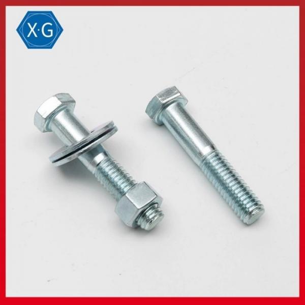 Quality Class5 Zinc Plated Bolts And Nuts ASME ANSI B18 2.1 Bolts Hex Head Cap Screws for sale