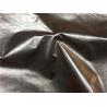 China For Wadded Jacket , Down Jacket Coated Garment Leather Fabric Gold Color 0.1mm factory