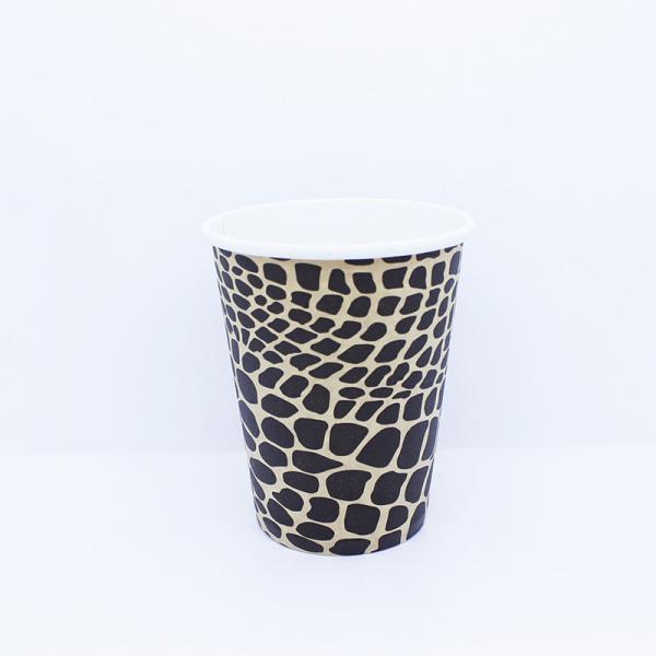 Quality Single Wall 8 Oz Coffee Cups With Lids , Recycled Paper Takeaway Drink Cups for sale