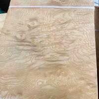 Quality 0.50mm Paper Backed Veneer Natural American White Ash Burl Wood Coverings for sale