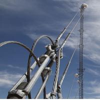 china Galvanized Telecommunication Guyed Mast Tower