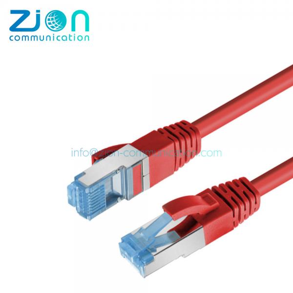 Quality Cat 6A S/FTP Pacth Cord , Bare Copper Lan Network Cable ,  Indoor Category Cable , from China Manufacturer for sale