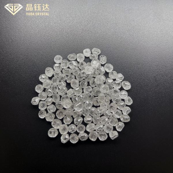Quality 1 Carat Laboratory Grown HPHT Rough Diamond White 0.5ct Polish Lab Diamonds for sale