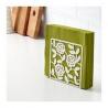 China Modern Metal Napkin Holder Tissue Box Covers Flower Pattern For Home Decor factory